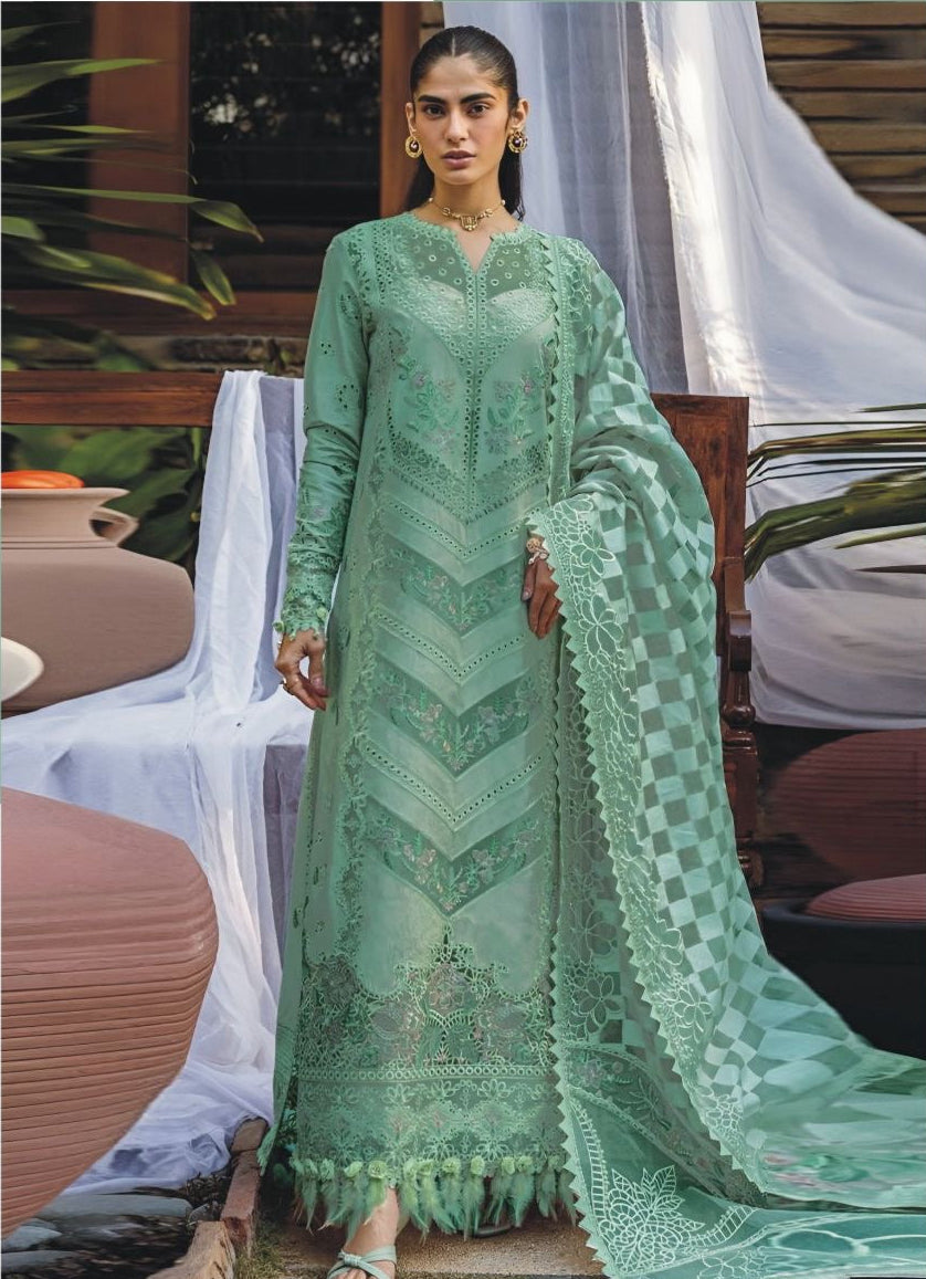 CRIMSON 3PC LAWN UNSTITCHED EMBROIDERED