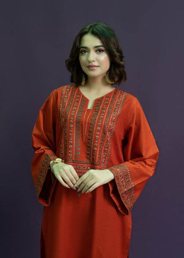 LAWN Shirt Front HEAVY Embroidery