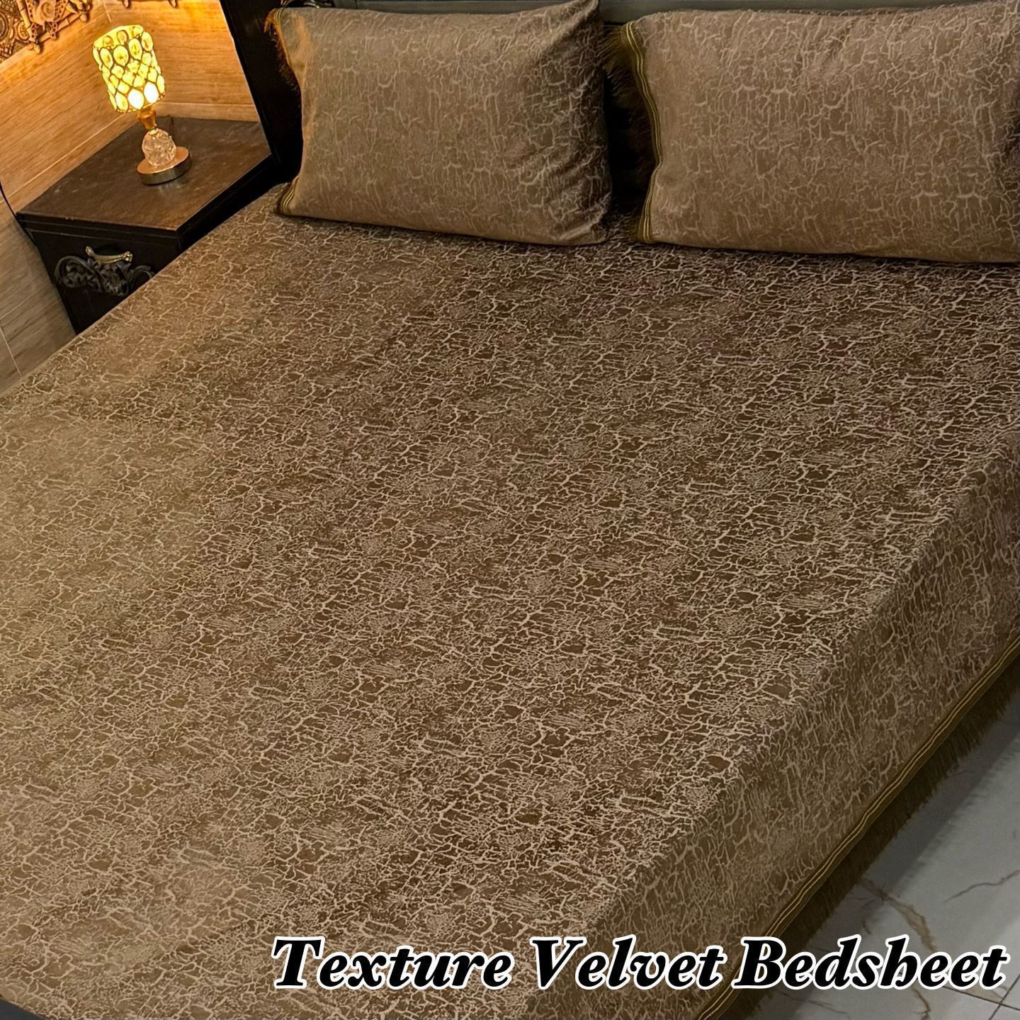 3PC Texture Velvet Bedsheet π