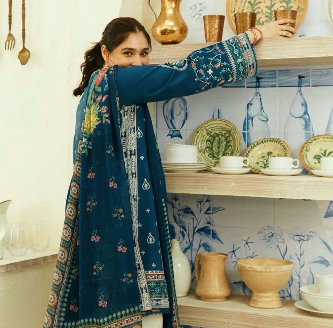 Zara Coco - Winter 3PC Linen | CODE 7032