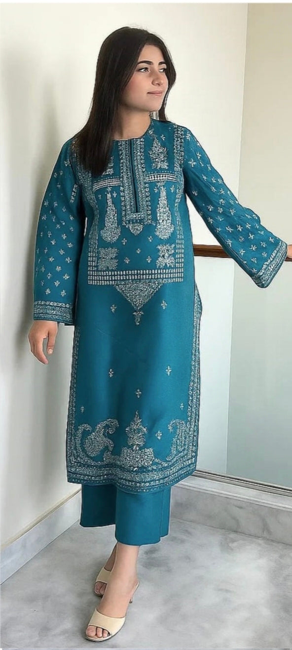 LAWN Shirt Front HEAVY Embroidery