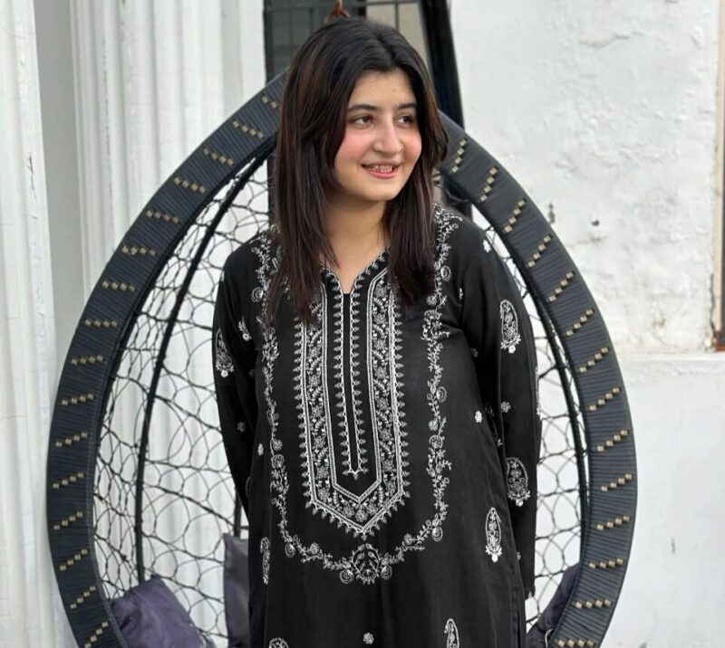 LAWN Shirt Front HEAVY Embroidery