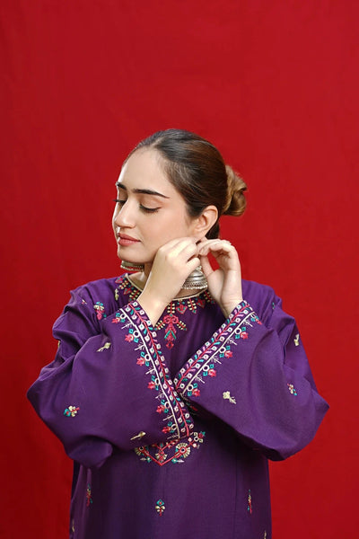 URGE LAWN Shirt Front HEAVY Embroidery