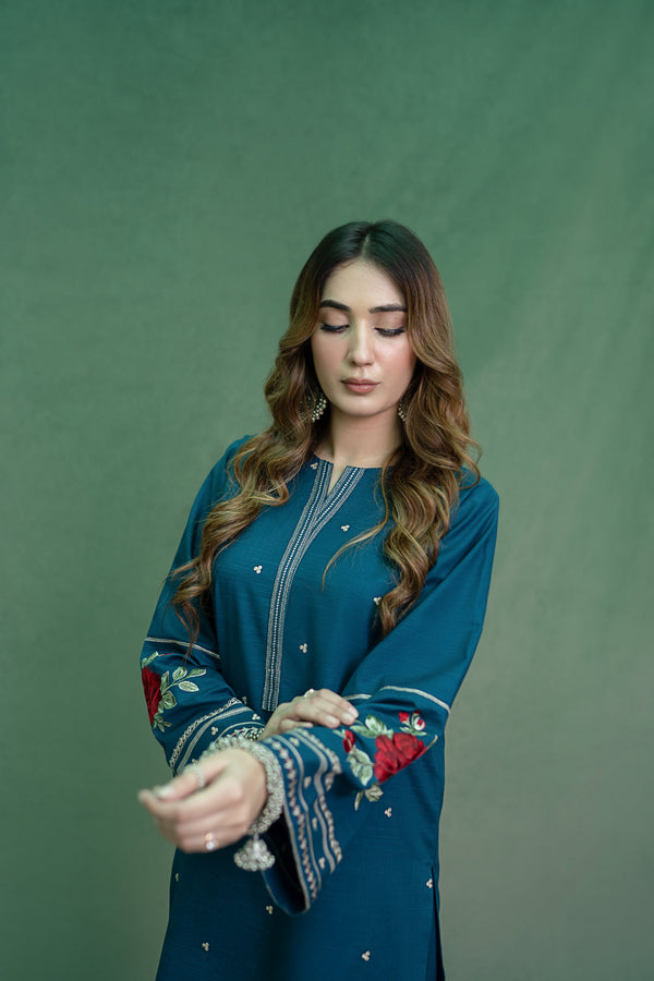 LAWN Shirt Front HEAVY Embroidery