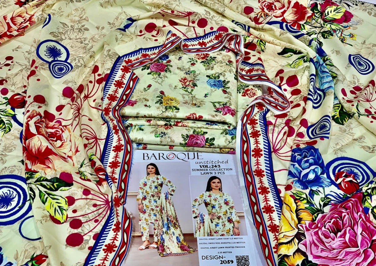 BRAND NEW 3PC DIGITAL PRINTED COLLECTION