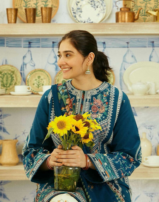 Zara Coco - Winter 3PC Linen | CODE 7032