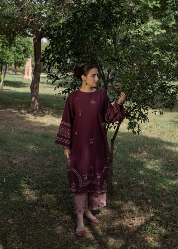 LAWN Shirt Front HEAVY Embroidery