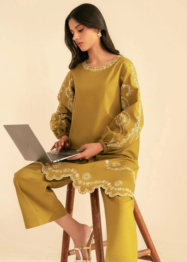 LAWN Shirt Front HEAVY Embroidery