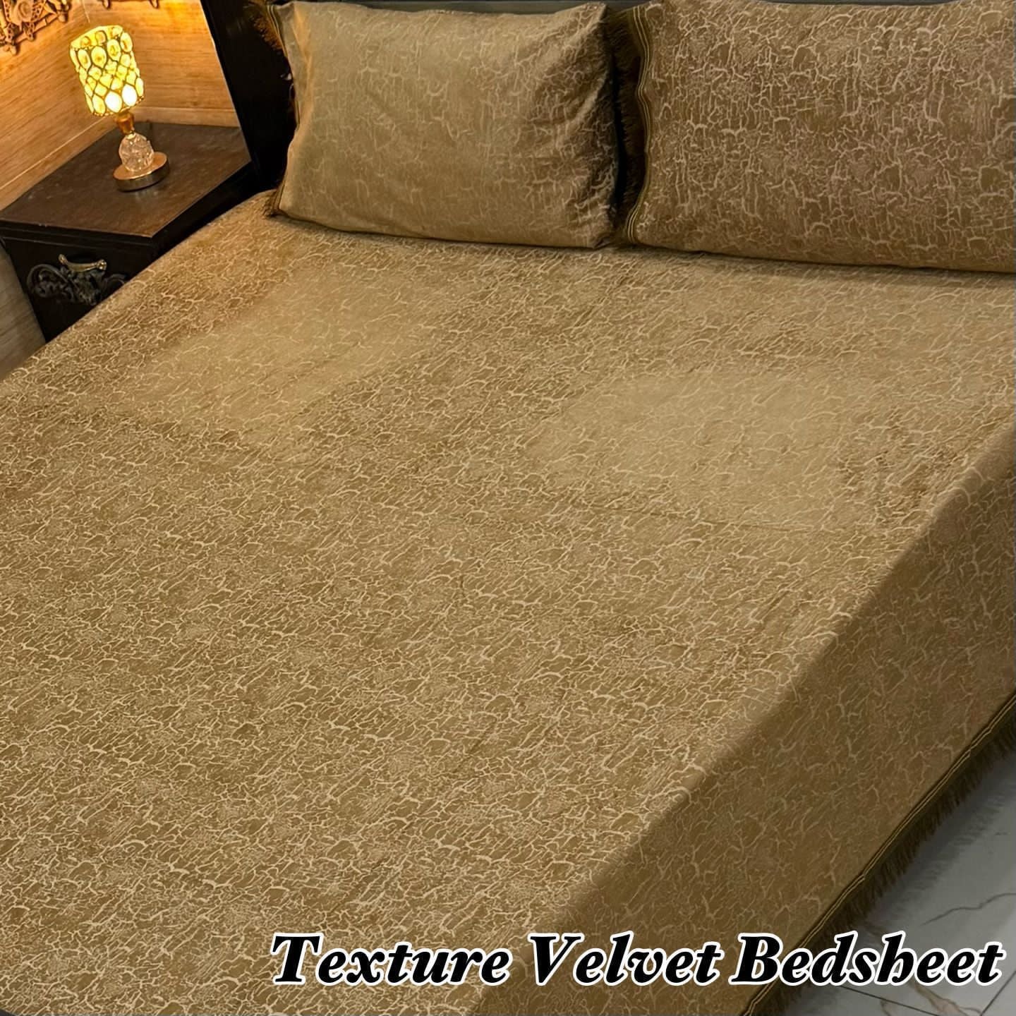 3PC Texture Velvet Bedsheet π