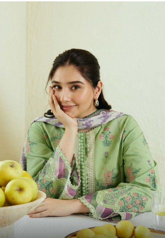 Zara Coco - Winter 3PC Linen | CODE 7001