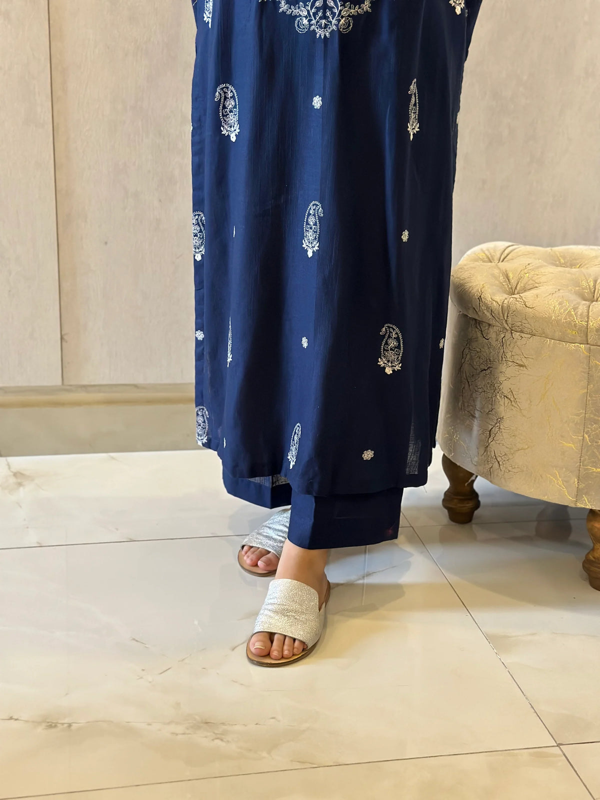 LAWN Shirt Front HEAVY Embroidery