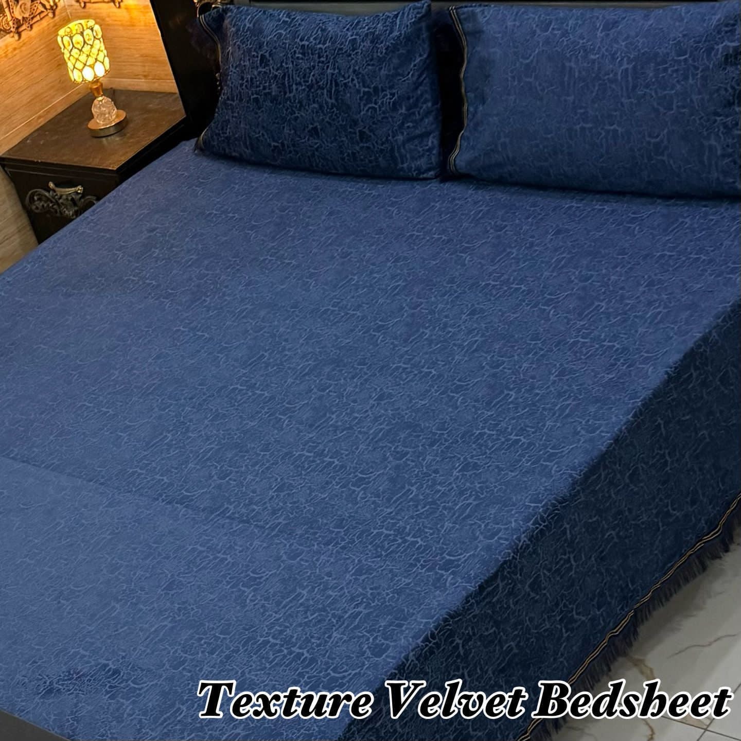 3PC Texture Velvet Bedsheet π