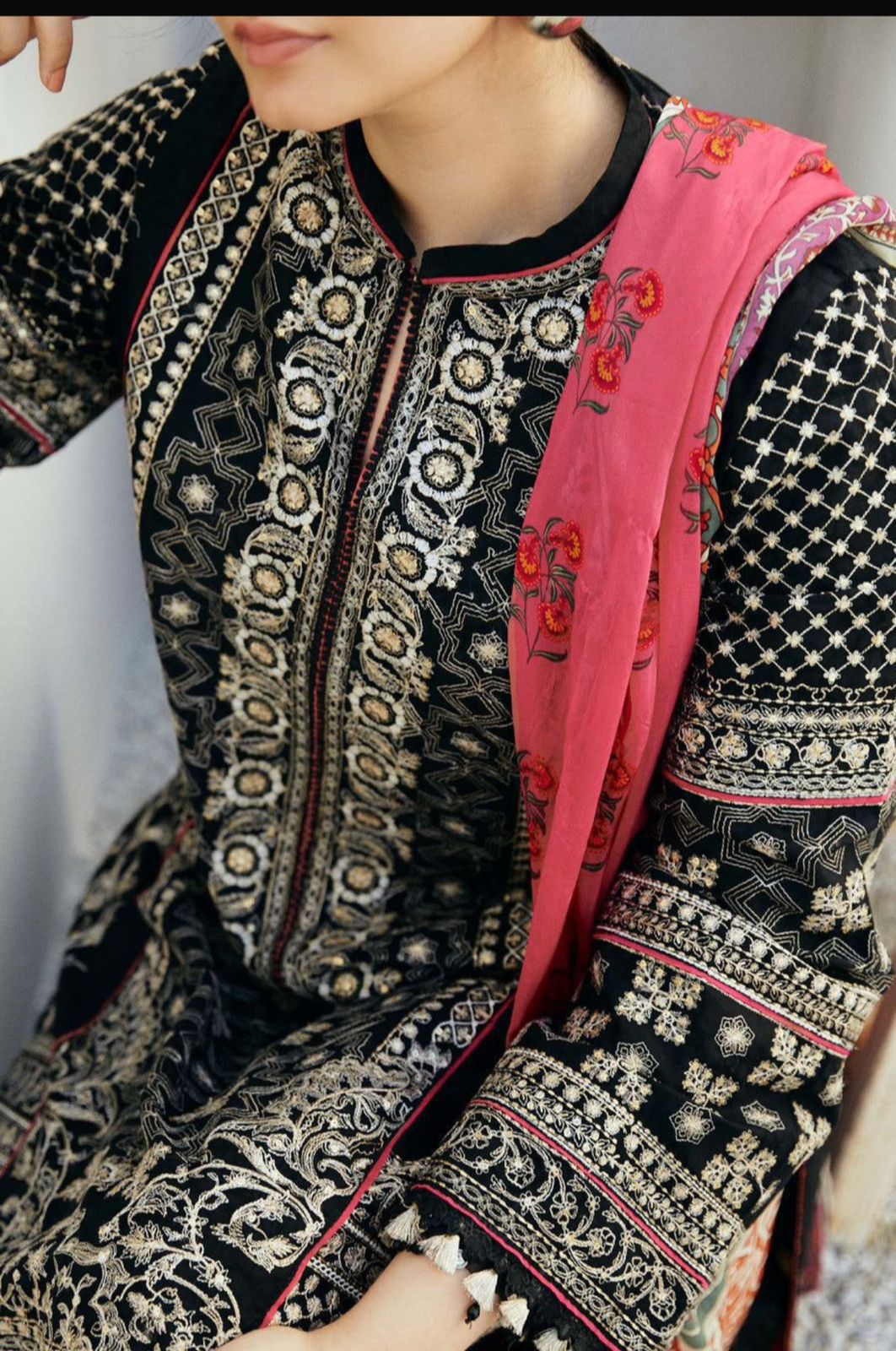 Zara Coco - Winter 3PC Linen | CODE 7003