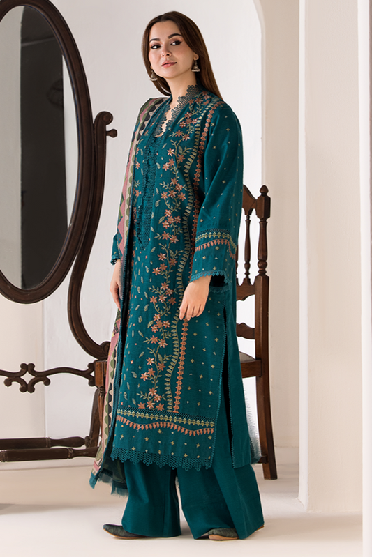SOBIA NAZIR 3PC LAWN UNSTITCHED EMBROIDERED 