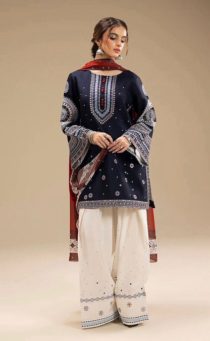 JAZMINE 3PC LAWN UNSTITCHED EMBROIDERED 
Code:4015