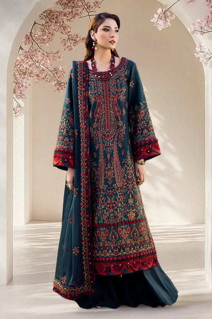 ASIM JOFA 3PC UNSTITCHED LAWN EMBROIDERED