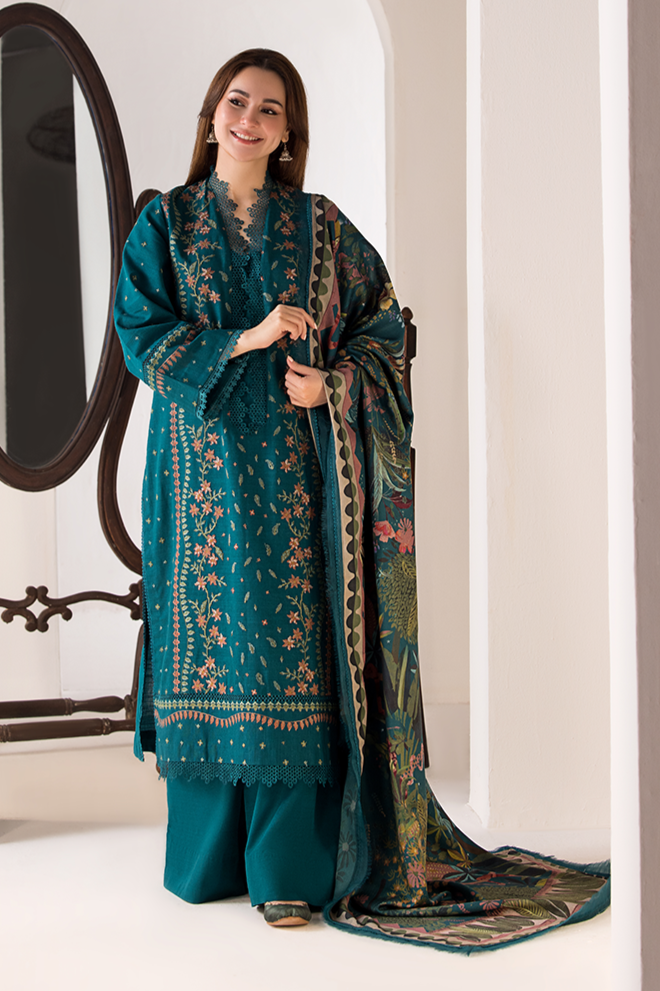SOBIA NAZIR 3PC LAWN UNSTITCHED EMBROIDERED 