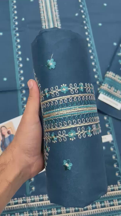 BATKI LAWN Shirt Front  HEAVY  Embroidery