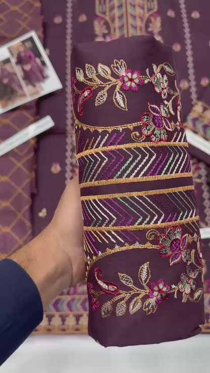 ASIM JOFA LAWN WITH DIGITAL PRINT VOIL DOBBY DUPATTA