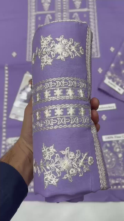 Bareeze LAWN Shirt Front  HEAVY  Embroidery