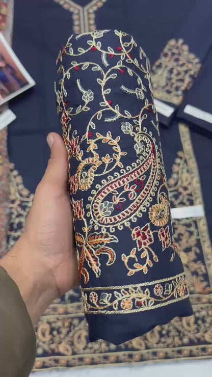 BATIK LAWN WITH DIGITAL PRINT VOIL DOBBY DUPATTA