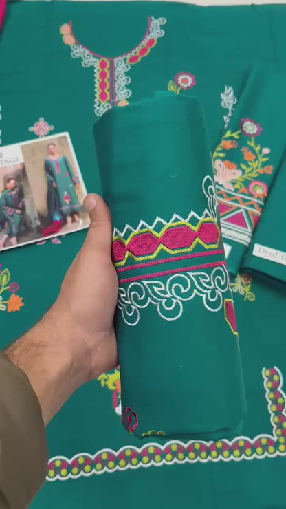 VINTAGE LAWN WITH Bamber DUPATTA