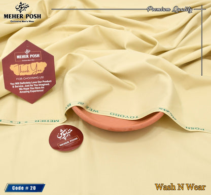 Meher e Posh - Premium Toyobo Wash N Wear - 020