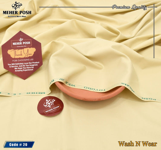 Meher e Posh - Premium Toyobo Wash N Wear - 020