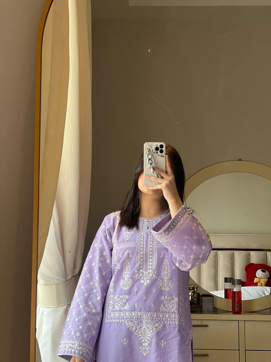 Bareeze LAWN Shirt Front  HEAVY  Embroidery