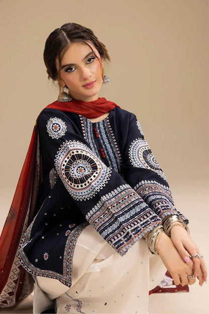 JAZMIN LAWN WITH DIGITAL PRINT VOIL DOBBY DUPATTA