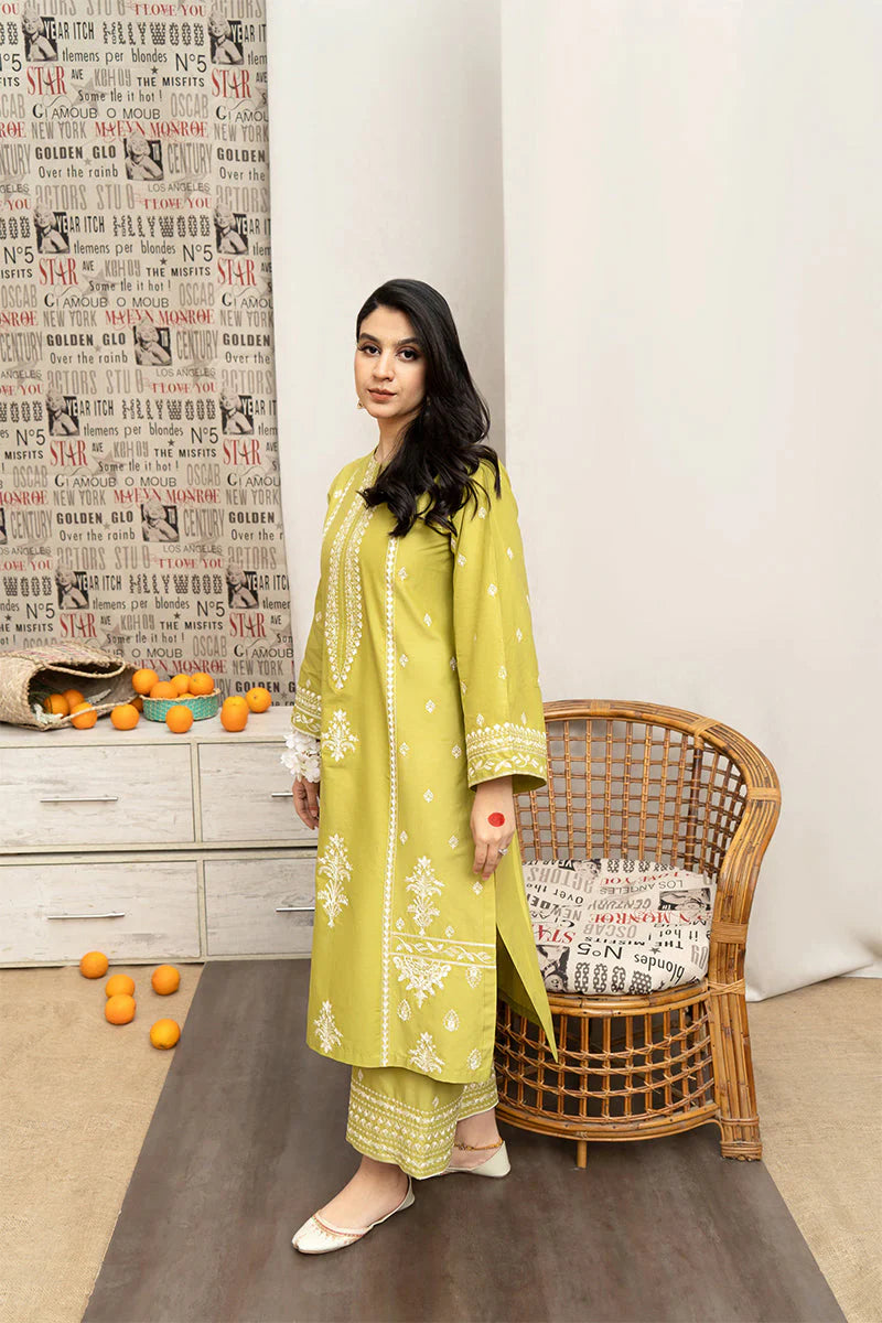 LAWN Shirt Front  HEAVY  Embroidery