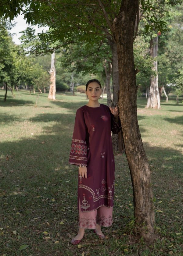 LAWN Shirt Front  HEAVY  Embroidery