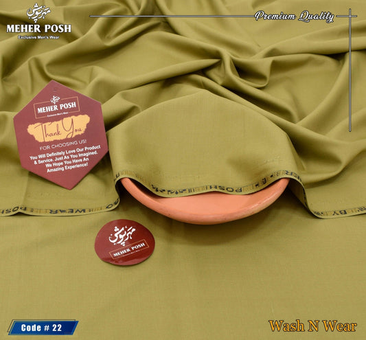 Meher e Posh - Premium Toyobo Wash N Wear - 022