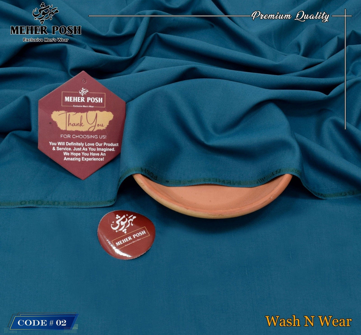 Meher e Posh - Premium Toyobo Wash N Wear - 002