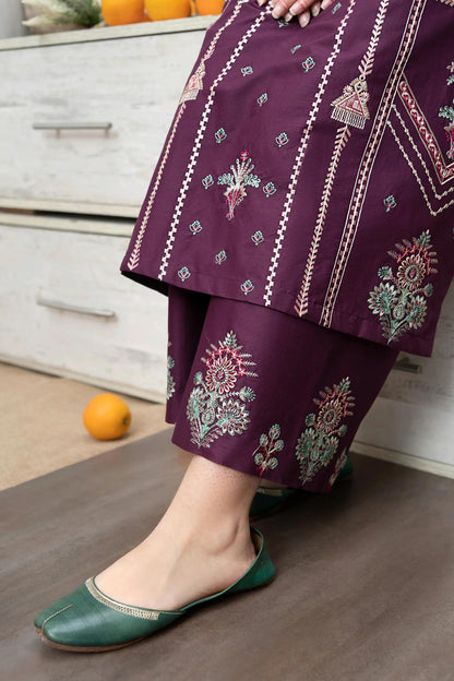 LAWN Shirt Front  HEAVY  Embroidery