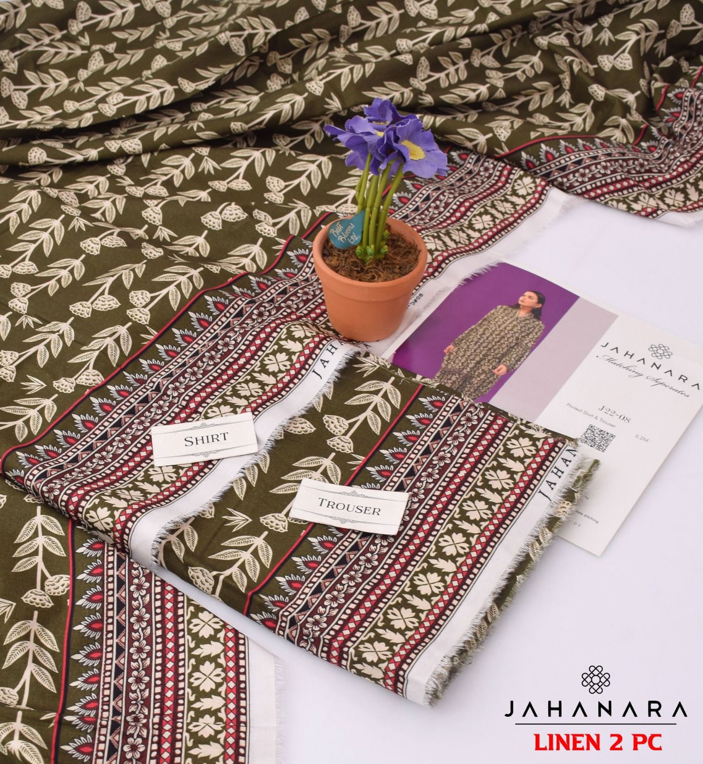 Jhanara Linen 2pc Winter |  CODE PL-1
