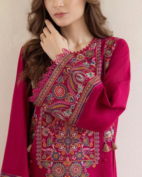 Jazmin LAWN Shirt Front  HEAVY  Embroidery