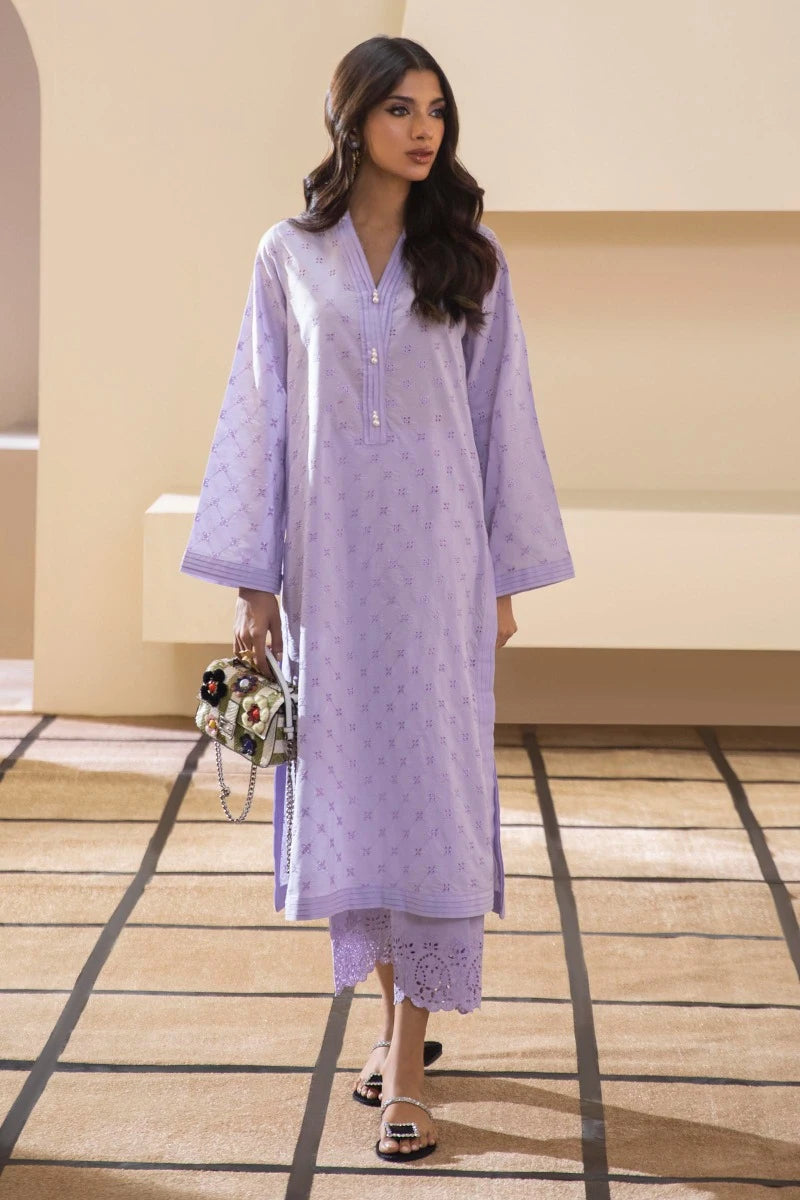 LAWN Shirt Front  HEAVY  Embroidery