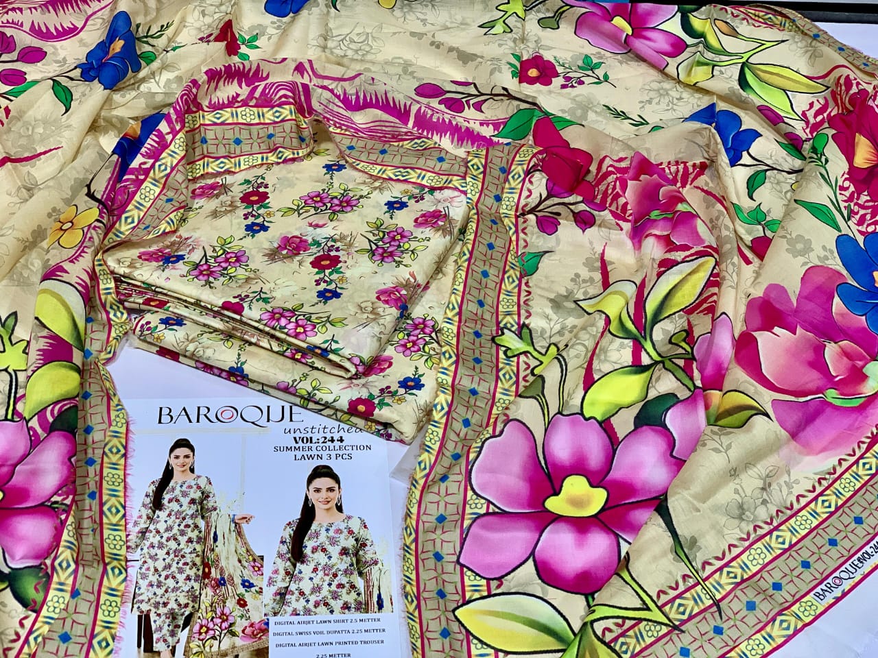 BRAND NEW 3PC DIGITAL PRINTED COLLECTION