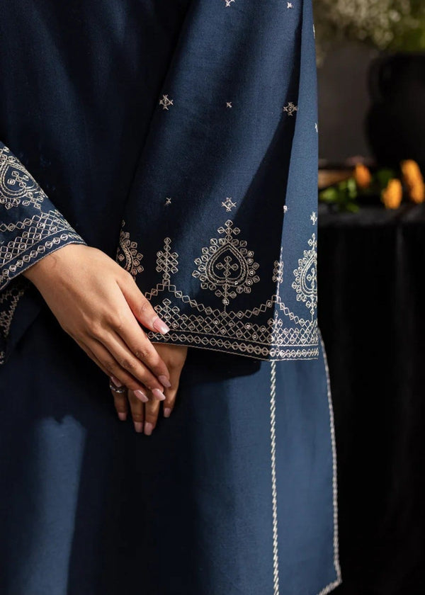 LAWN Shirt Front  HEAVY  Embroidery