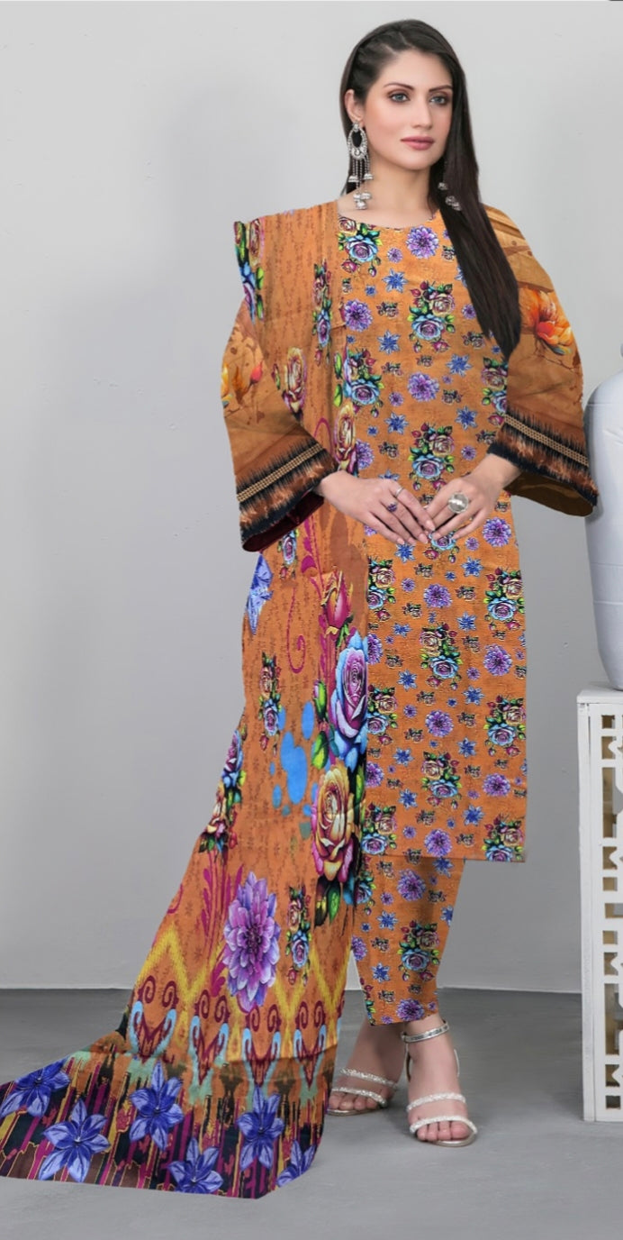 BRAND NEW 3PC DIGITAL PRINTED COLLECTION