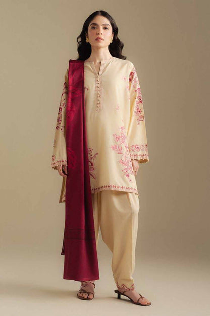 ZARA SHAHJAHAN LAWN WITH DIGITAL PRINT VOIL DOBBY DUPATTA