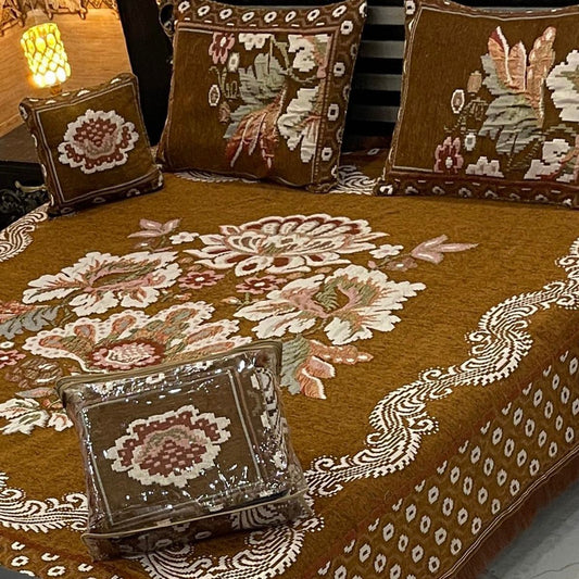 4Pc Velvet Jaquard Bedsheet