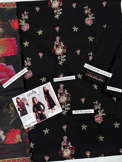 IZNIK LAWN WITH DIGITAL PRINT VOIL DOBBY DUPATTA