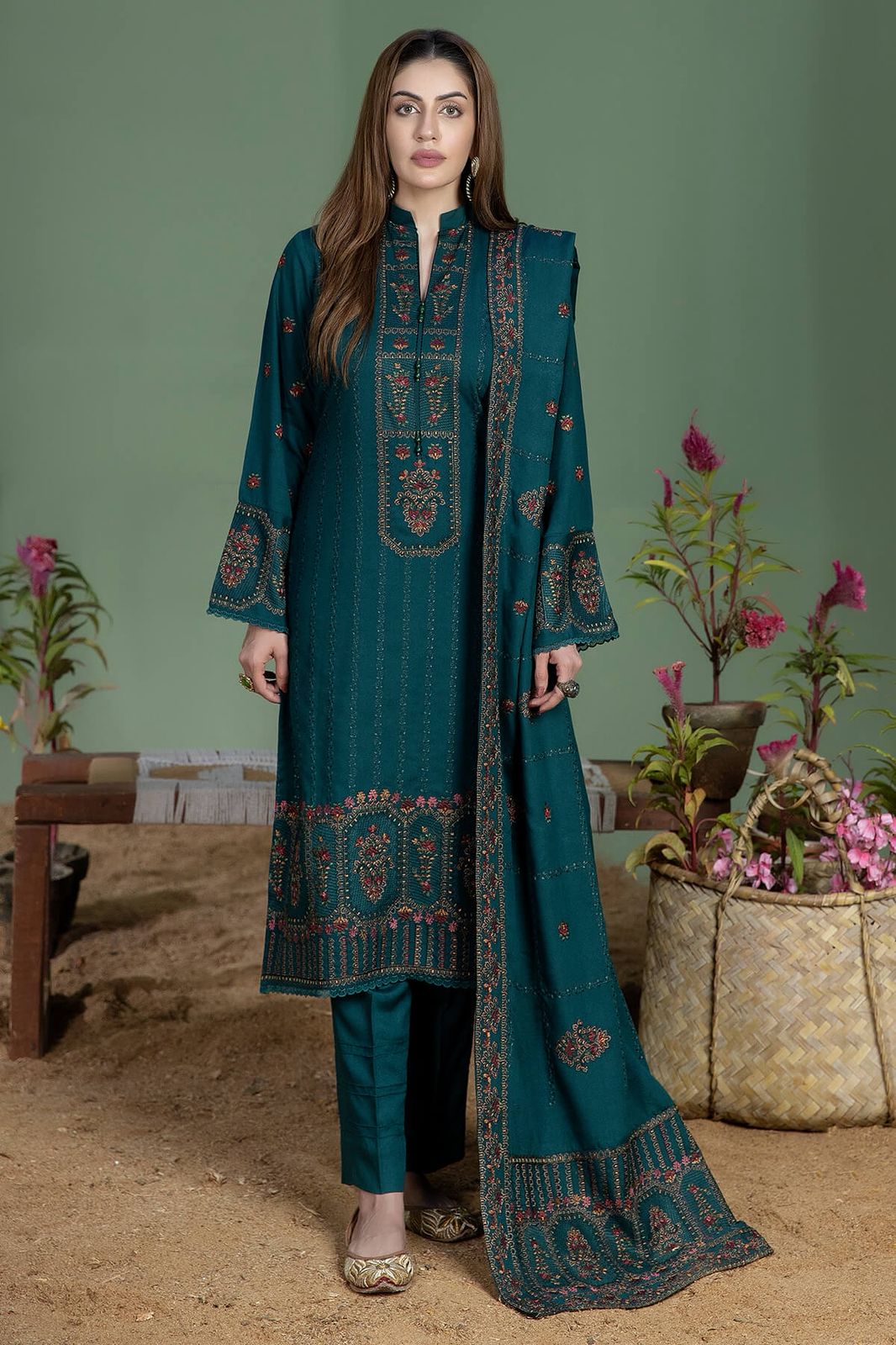 NOOR-E-FAJAR 3pc Summer Casual Collection - Code: FF