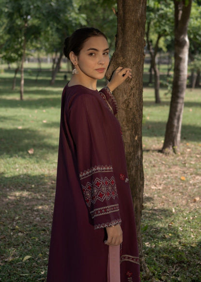 LAWN Shirt Front  HEAVY  Embroidery