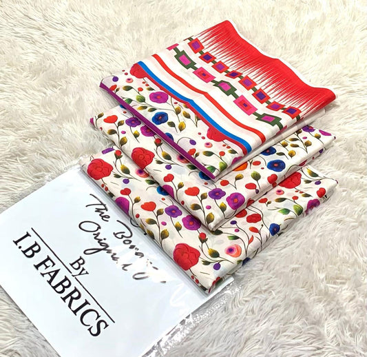 BRAND NEW 3PC DIGITAL PRINTED ALLOVER COLLECTION