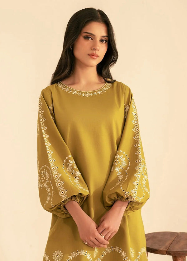 LAWN Shirt Front  HEAVY  Embroidery