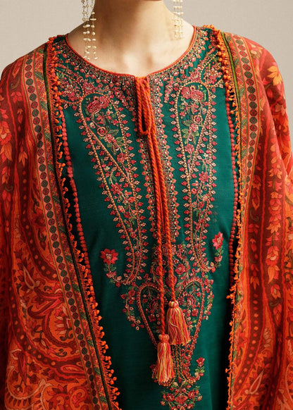 HUSSAIN REHAR LAWN WITH DIGITAL PRINT VOIL DOBBY DUPATTA