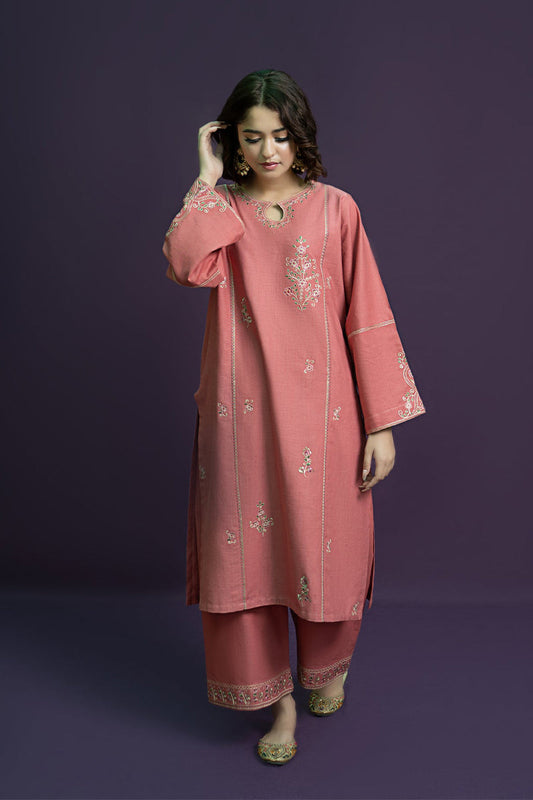 LAWN Shirt Front  HEAVY  Embroidery